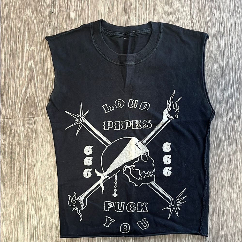 Loud Pipes Fnck You Sleeveless Top